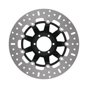 EBC X-Series Brake Rotor Black Silver Full-Floating Rear Two Piece (Floating) Stainless Steel #MD887BLK