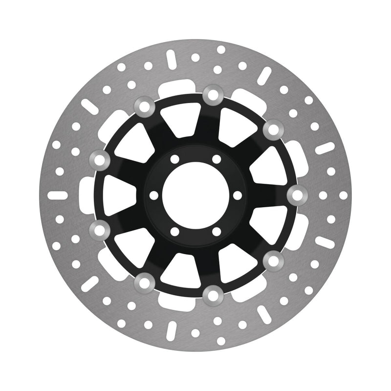 EBC X-Series Brake Rotor Black Silver Full-Floating Rear Two Piece (Floating) Stainless Steel #MD887BLK