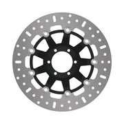 EBC X-Series Brake Rotor Round Black Silver Full-Floating Front Two Piece (Floating) Stainless Steel #MD890BLK
