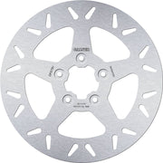 Galfer Brake Rotor Fixed Round for 1984-1989, 1994-1998 Harley-Davidson Silver Stainless Steel Solid-Mount Front One Piece (Fixed) #DF679V