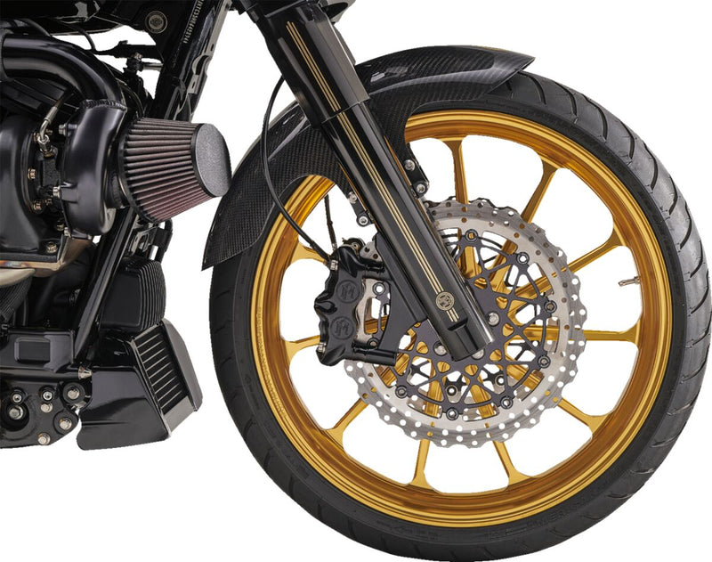 Performance Machine Two-piece Brake Rotor - Two Piece (Floating), 420 High-Carbon Stainless Steel, Speedstar - Blac for Harley-Davidson Touring, Softail, Sportster & Dyna 1984-2014
