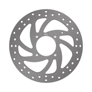 EBC D-Series Round Brake Rotor for 2012-2015, 2023-2024 AJP D Series Silver Solid-Mount One Piece (Fixed) High-Carbon Stainless Steel