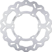 Galfer Wave® Brake Rotor for 2008-2012, 2015-2016, 2023-2025 KAWASAKI Silver Solid-Mount Front One Piece (Fixed) Stainless Steel #DF203W
