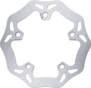 Galfer Wave® Brake Rotor for 2005-2011 KYMCO XCITING Silver Solid-Mount Rear One Piece (Fixed) Stainless Steel #DF413W