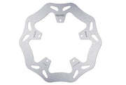 Galfer Wave® Brake Rotor Silver Solid-Mount Rear One Piece (Fixed) Stainless Steel #DF667W
