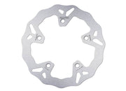 Galfer Wave® Brake Rotor for 2012-2024 YAMAHA Silver Solid-Mount Rear One Piece (Fixed) Stainless Steel #DF528W