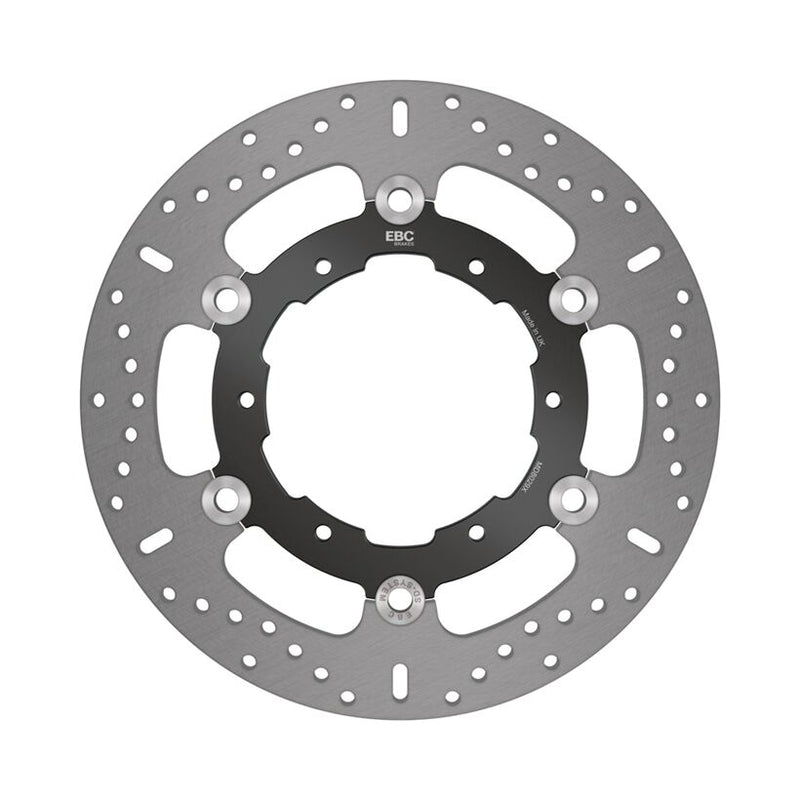 EBC X-Series Brake Rotor X Series Black Silver Full-Floating Rear Right Two Piece (Floating) Stainless Steel #MD8029X