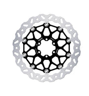 Galfer BRAKE ROTOR FLOATECH WAVE Wave® Black Silver Full-Floating Front Two Piece (Floating) Aluminium Stainless Steel #DF660JCW