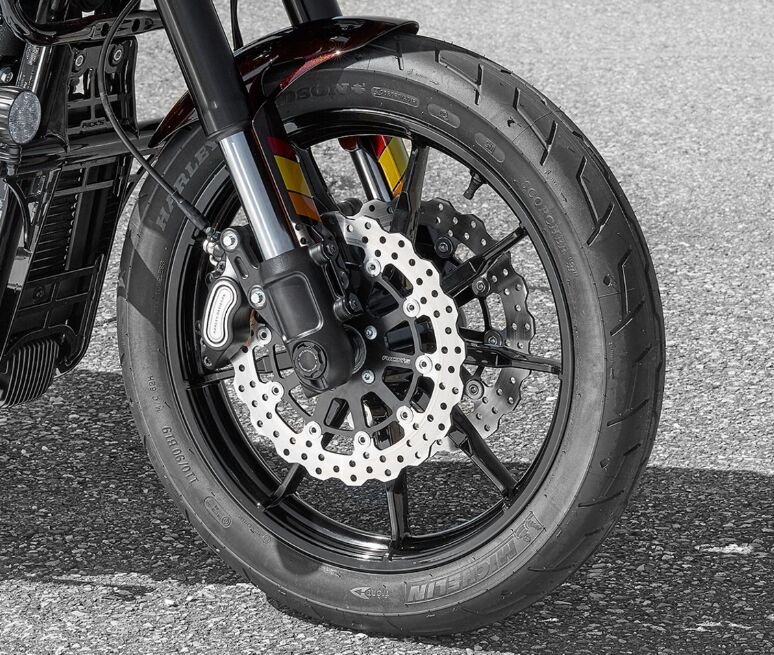 Rick's Motorcycles BRAKE ROTOR FLOATING WAVE DESING for 1999-2022 Harley-Davidson Black Stainless Steel Full-Floating Two Piece (Floating) #20-W020292-F