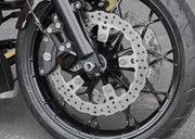 Rick's Motorcycles BRAKE ROTOR FIXED WAVE for 2014-2023 Harley-Davidson Silver Stainless Steel Solid-Mount One Piece (Fixed) Each