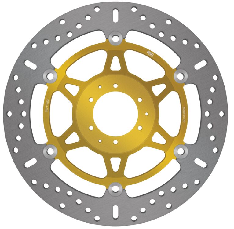 EBC X-Series Brake Rotor for 2016-2026 HONDA X Series Gold Silver Full-Floating Front Front Left Two Piece (Floating) Aluminium Alloy Stainless Ste... #MD1198X