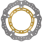 EBC Pro-Lite XC Contour Brake Rotor for 2017-2026 KAWASAKI Z 900 Gold Silver Full-Floating Front Left Two Piece (Floating) Aluminium Alloy Stainles...
