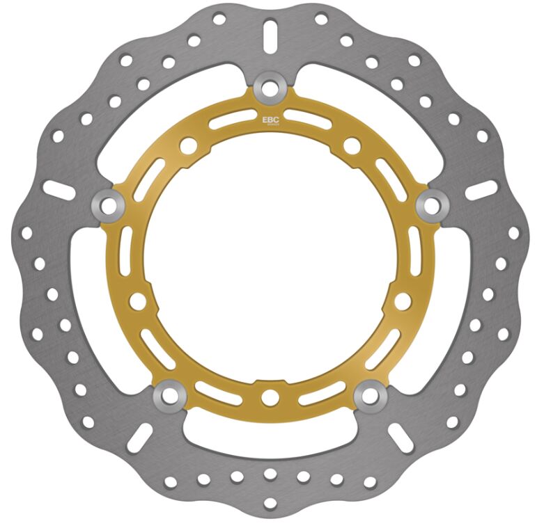EBC Pro-Lite XC Contour Brake Rotor for 2017-2026 KAWASAKI Z 900 Gold Silver Full-Floating Front Left Two Piece (Floating) Aluminium Alloy Stainles... #MD4177XC