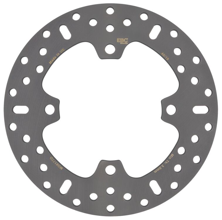 EBC D-Series Round Brake Rotor for 2018-2026 HONDA D Series Stainless Steel Solid-Mount Front Left One Piece (Fixed) #MD9177D