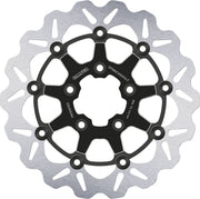 Galfer Brake Rotor for 1986-2017, 2022-2023 Harley-Davidson Black Silver Front Floating #DF680CWSXULC