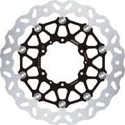 Galfer Floatech Brake Rotors for 2003-2021, 2023-2026 HONDA Black Silver Front Floating