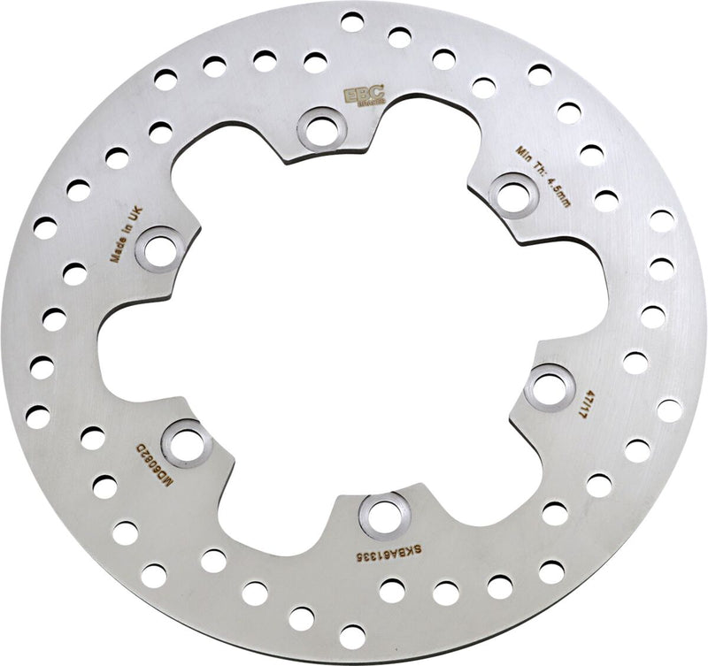 EBC MD Series Pro-Lite Brake Rotor for 1987-2007 KAWASAKI Unfinished Rear One Piece (Fixed) Composite #MD6082D