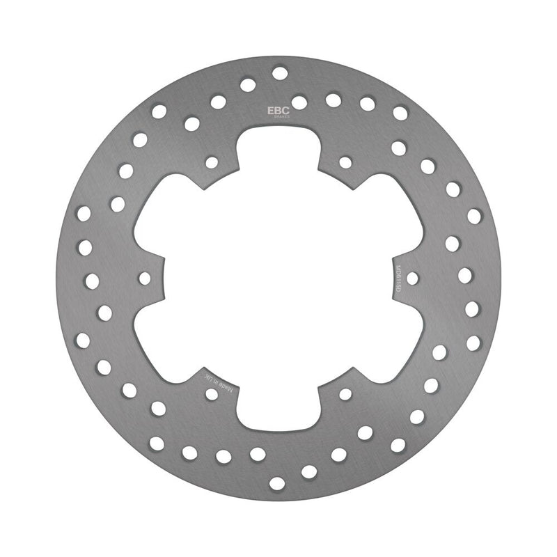 EBC Round D-Series Fixed Offroad Brake Rotor for 1988-2002, 2004 YAMAHA D Series Gold Zinc Solid-Mount Rear One Piece (Fixed) Heat-Treated Carbon S... #MD6115D