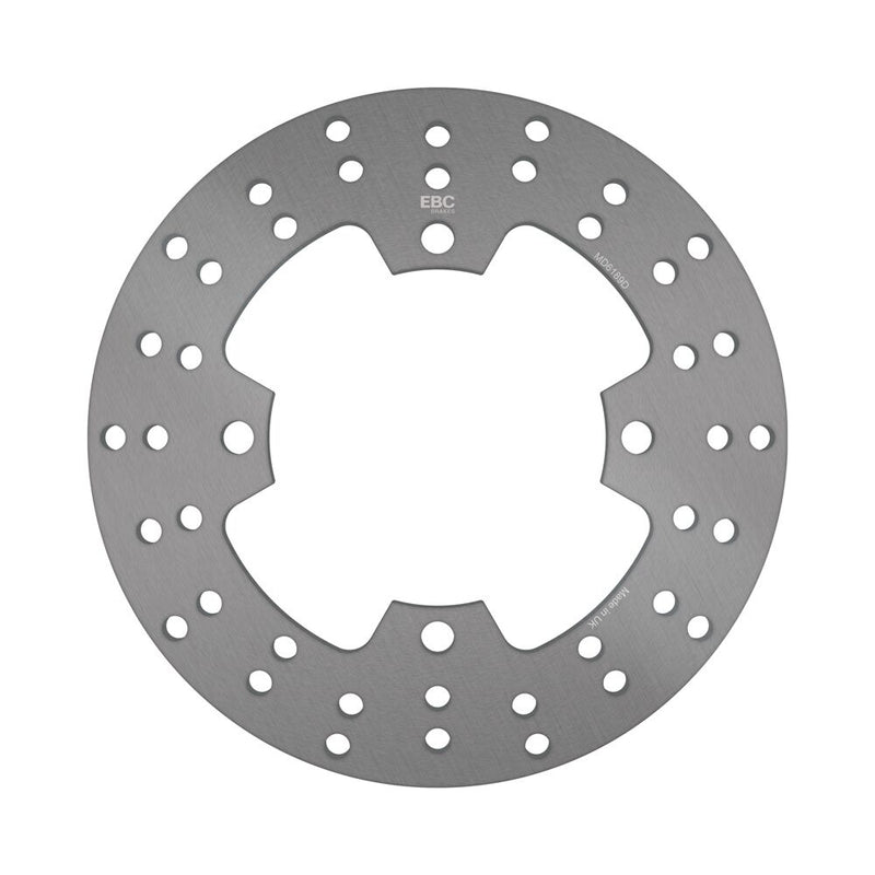 EBC Round D-Series Fixed Offroad Brake Rotor for 2002-2008 YAMAHA YFM 660 F D Series Silver Zinc Solid-Mount Front One Piece (Fixed) Heat-Treated C... #MD6189D