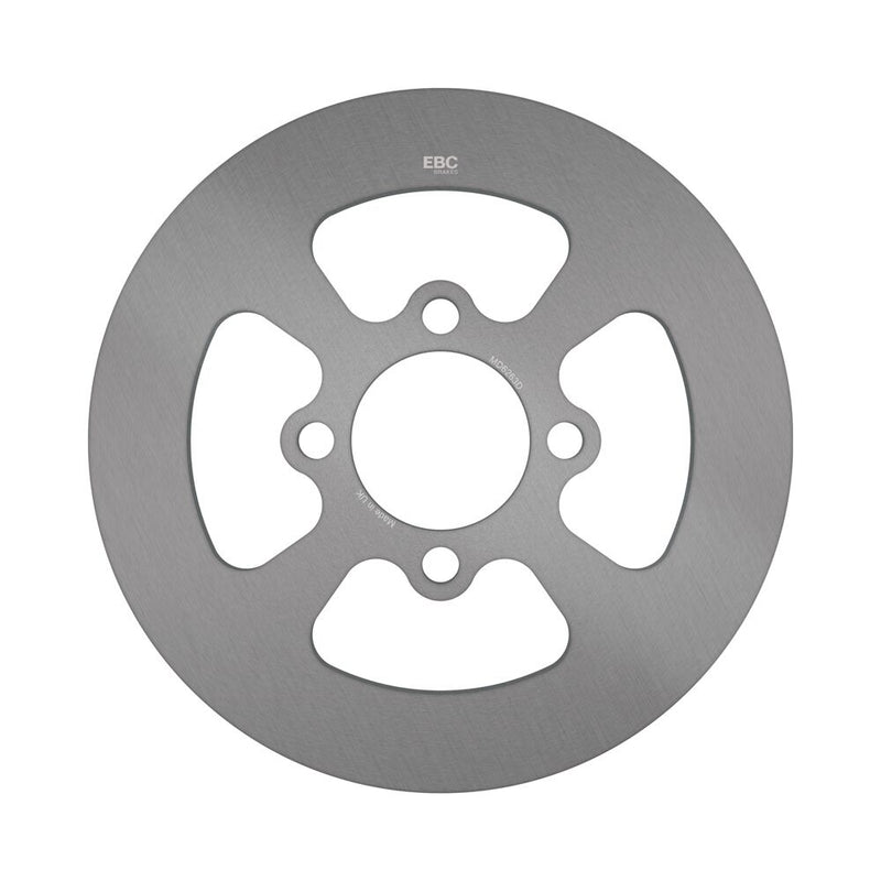EBC D-Series Round Brake Rotor for 2006-2014 YAMAHA D Series Silver Zinc Solid-Mount Rear One Piece (Fixed) Heat-Treated Carbon Steel #MD6263D