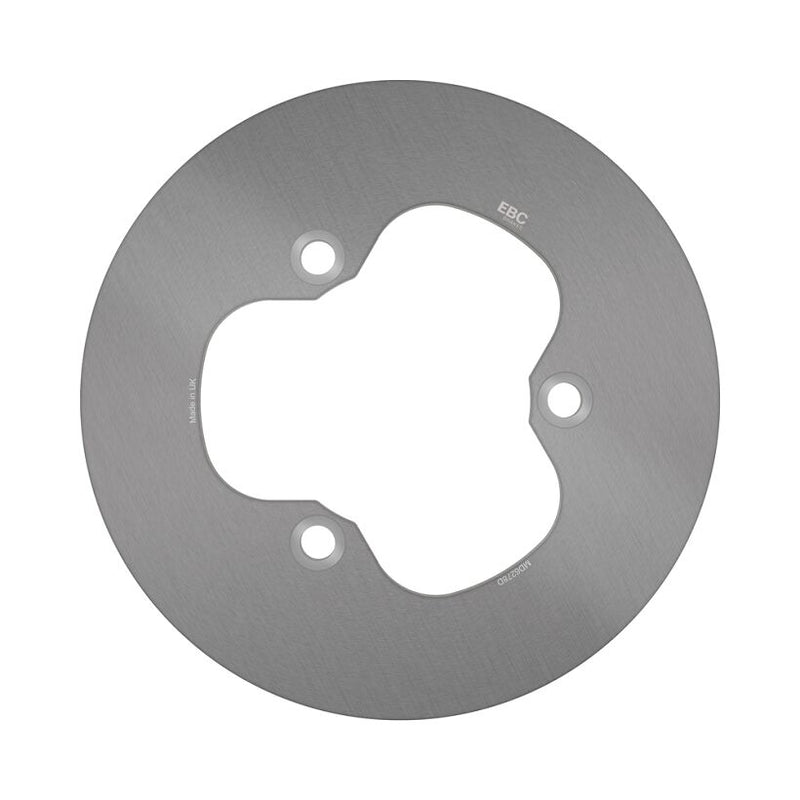 EBC D-Series Round Brake Rotor for 2006-2010 SUZUKI LT-R 450 2X4 D Series Silver Solid-Mount Rear One Piece (Fixed) Stainless Steel #MD6278D