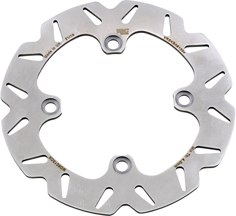 EBC CX Extreme™ Motocross Brake Rotors for 1988-2004, 2008-2009 HONDA CX Extreme Series Stainless Steel Rear One Piece (Fixed) #MD6013CX