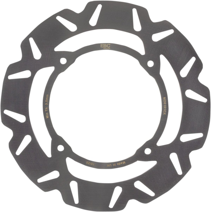 EBC CX Extreme™ Motocross Brake Rotors for 1988-2004, 2008-2009 HONDA CX Extreme Series Stainless Steel Rear One Piece (Fixed) #MD6013CX