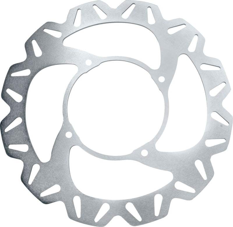 EBC CX Extreme™ Motocross Brake Rotors for 1989-2007 KAWASAKI CX Extreme Series Silver Solid-Mount Front Left One Piece (Fixed) Stainless Steel #MD6015CX