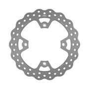 EBC Supercross Contour Series Brake Rotors for 2006-2012 BETA D Series Silver Stainless Steel Solid-Mount Rear One Piece (Fixed)