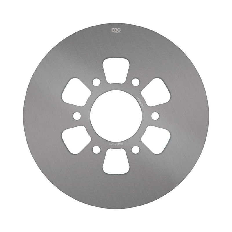 EBC D-Series Round Brake Rotor for 2011-2013 YAMAHA YXR 700 F D Series Gold Silver Solid-Mount Front One Piece (Fixed) Stainless Steel Zinc #MD6333D