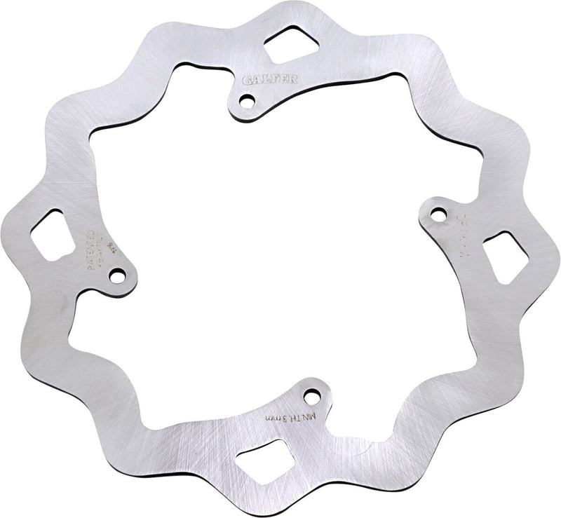 Galfer Brake Rotor Raw Rear Standard 420 High-Carbon Stainless Steel #DF069W