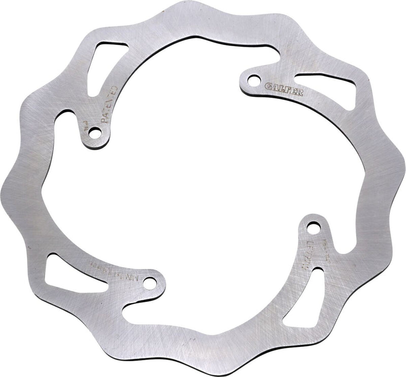 Galfer Brake Rotor Raw Rear Standard 420 High-Carbon Stainless Steel #DF797W