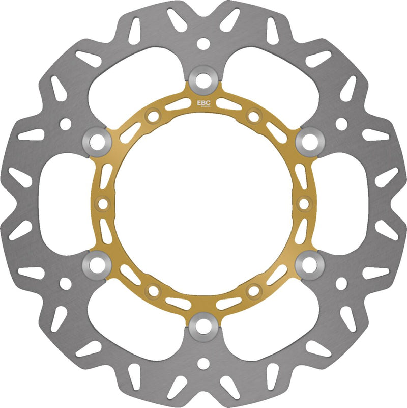 EBC CX Extreme™ Motocross Brake Rotors CX Extreme Series Silver Full-Floating Front Left Two Piece (Floating) Stainless Steel #MD6392CX