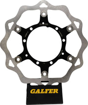 Galfer Brake Rotor Black Raw Front Two Piece (Floating) 420 High-Carbon Stainless Steel #DF082FLW