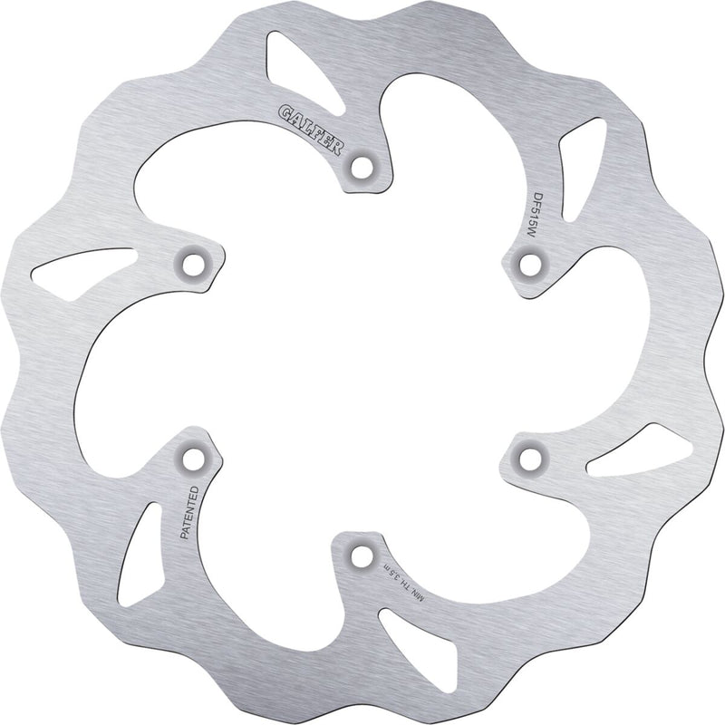 Galfer Brake Rotor Raw Rear Standard 420 High-Carbon Stainless Steel #DF515W