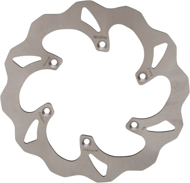 Galfer Brake Rotor Raw Rear Standard 420 High-Carbon Stainless Steel #DF515W