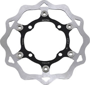 Galfer Brake Rotor Black Raw Front Two Piece (Floating) 420 High-Carbon Stainless Steel #DF182FLW