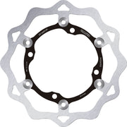 Galfer Brake Rotor for 2005-2026 SUZUKI Black Raw Front Two Piece (Floating) 420 High-Carbon Stainless Steel #DF349FLW