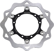 Galfer Brake Rotor Black Raw Front Two Piece (Floating) 420 High-Carbon Stainless Steel #DF014FLW
