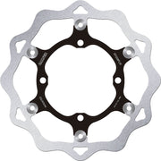 Galfer Brake Rotor for 2015-2020 KAWASAKI Wave® Black Silver Full-Floating Front Two Piece (Floating) Aluminium Stainless Steel #DF208FLW