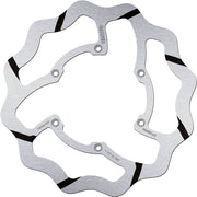Galfer Wave® Brake Rotor for 2016-2026 YAMAHA Polished Silver Solid-Mount Front One Piece (Fixed) Stainless Steel #DF298RW