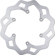 Galfer Wave® Brake Rotor for 2006-2012 SUZUKI Silver Stainless Steel Solid-Mount Rear One Piece (Fixed) #DF354W