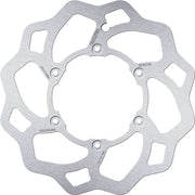 Galfer Wave® Brake Rotor Polished Silver Front One Piece (Fixed) Stainless Steel #DF677W