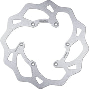 Galfer Wave® Brake Rotor for 2011-2026 BETA Polished Silver Rear One Piece (Fixed) Stainless Steel #DF815W