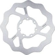 Galfer Wave® Brake Rotor for 2002-2021 TM RACING MX 85 Polished Silver Solid-Mount Front One Piece (Fixed) Stainless Steel #DF832W