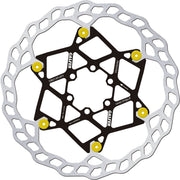 Galfer Floating Disc Wave® Brake Rotor Gold Silver Stainless Steel #DB013FLWY
