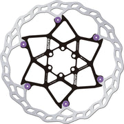 Galfer Floating Disc Wave® Brake Rotor Purple Silver Stainless Steel