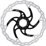Galfer Fixed Disc Wave® Center-Lock Brake Rotor Black Silver Stainless Steel #DB034WCL