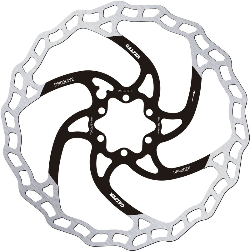 Galfer Fixed Disc Wave® Brake Rotor Stainless Steel #DB006W2