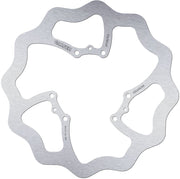 Galfer Oversize Wave® Brake Rotor for 2002-2007, 2019-2024 HONDA Silver Solid-Mount Front One Piece (Fixed) High-Carbon Stainless Steel #DF082WS